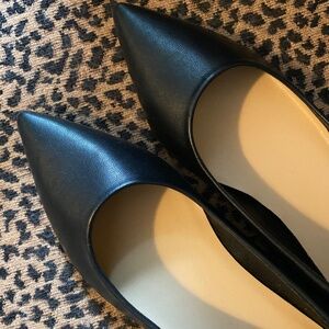 XOXO Adler Black Pointed Toe Flats, New In Box, Size 9